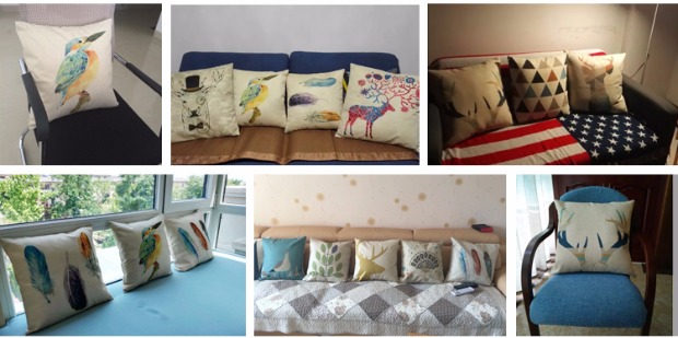 Gối đệm sofa văn phòng eo lưng ghế lõi Bắc Âu lông gió đầu giường hỗ trợ gối thắt lưng ghế sofa tựa lưng