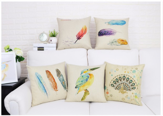 Gối đệm sofa văn phòng eo lưng ghế lõi Bắc Âu lông gió đầu giường hỗ trợ gối thắt lưng ghế sofa tựa lưng