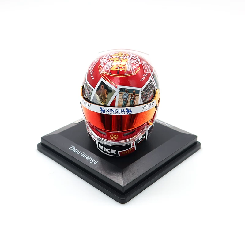 Сувенир F1: модель шлема 1:5 Spark Sauber Zhou Guanyu 2024 C44 Абу-Даби