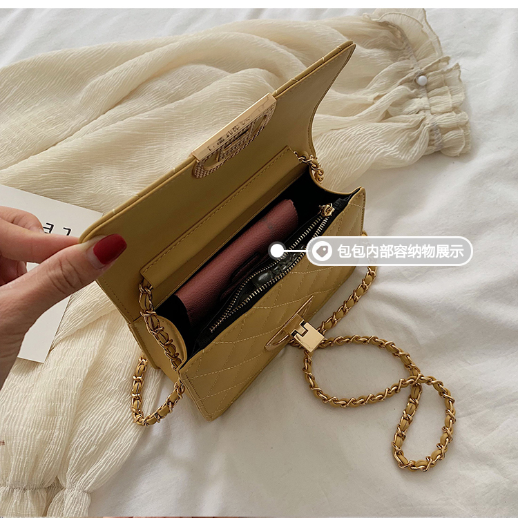 Mùa hè mới túi nhỏ túi xách 2019 làn sóng mới thời trang phổ biến túi Messenger sang trọng chuỗi vai nhỏ túi vuông - Túi xách nữ các loại túi xách nữ