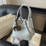 Демисезонная небольшая сумка, универсальная сумка через плечо, портативная корзина, изысканный стиль