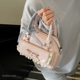 Летняя портативная сумка через плечо с бантиком, премиум класс