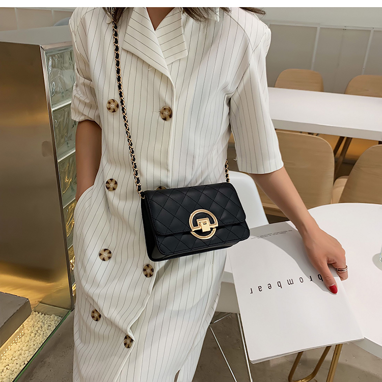 Mùa hè mới túi nhỏ túi xách 2019 làn sóng mới thời trang phổ biến túi Messenger sang trọng chuỗi vai nhỏ túi vuông - Túi xách nữ các loại túi xách nữ