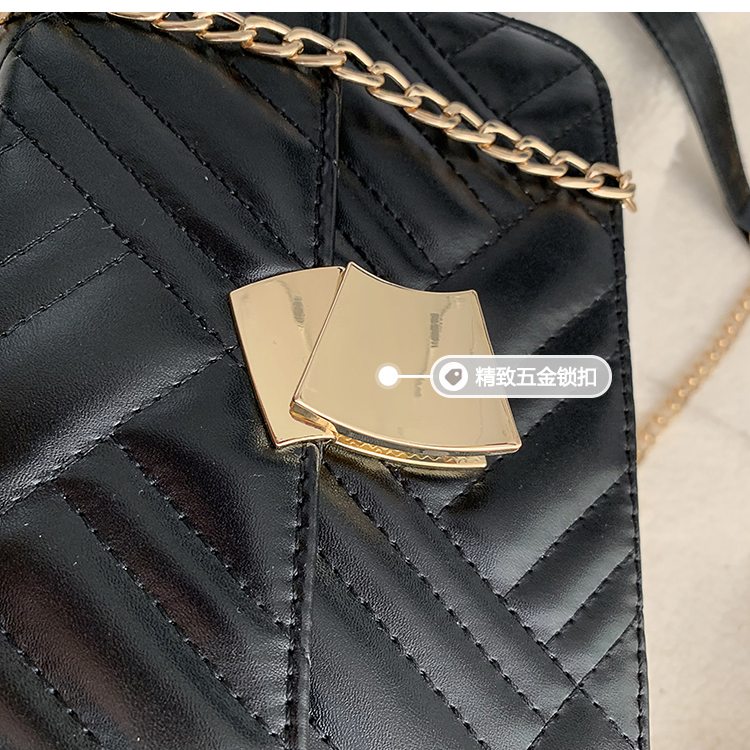 Túi xách nữ nhỏ mới 2019 phiên bản mới Hàn Quốc của túi đeo vai Messenger hoang dã túi đeo vai đơn giản thời trang túi vuông nhỏ - Túi xách nữ túi xách nữ cao cấp