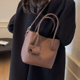 Демисезонная небольшая сумка, универсальная сумка через плечо, портативная корзина, изысканный стиль