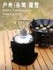 Outdoor 304 stainless steel bottle gas bottle inflatable circulating gas tank portable stove set picnic camping fuel