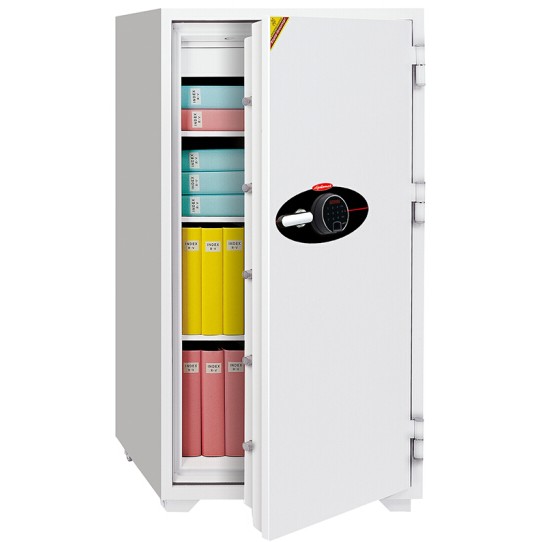 Original IMPORTED KOREA Tempo130TFL WHITE LARGE HOME FINGERPRINT PASSWORD FIRE SAFE SHANGHAI SHIPPING