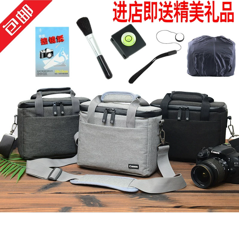 Túi đựng máy ảnh Canon 700D 750D 760D 800D 60D 70D 80D 650D Túi đeo vai DSLR cầm tay - Phụ kiện máy ảnh kỹ thuật số
