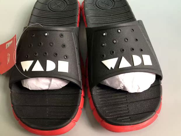 Dép nam và nữ Li Ning được tài trợ CBA Wade Road 2018 sân bóng rổ sân thể thao ALSM025 mlb dép