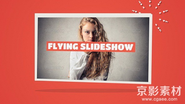 AE模板-时尚清新图片幻灯片展示片头 Flying Slideshow