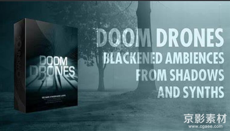 黑暗深邃恐怖环境不详安静背景音效素材-Doom Drones