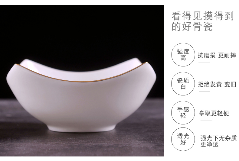 Home up phnom penh manual gold 】 【 creative Japanese dessert salad bowl bowl suit ceramic porringer dip bowl