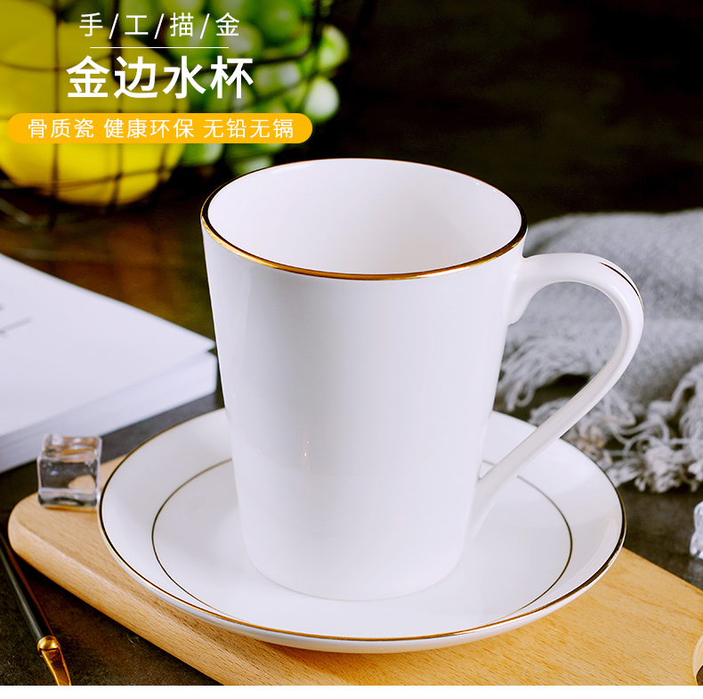 Creative ceramic cup move trend of household office keller European - style up phnom penh milk cup ipads China cups