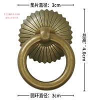 C Кольцо типа 3 см Медно -Королевая U -образная модель иглы