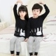 Bộ đồ lót trẻ em cho bé trai cotton cổ tròn quần áo mùa thu bé gái cổ giữa chạm đáy trẻ em cotton ngủ quần áo mùa đông áo lót cho bé gái 10 tuổi