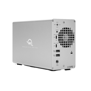 2-disk dock hard disk enclosure disk array owc