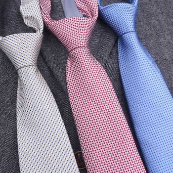 Silk Mulberry Silk Men's Formal Business Banquet High-End Hand-Tied Pink Blue Off-White Casual Banquet Tie
