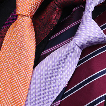 Men's Mulberry Silk Tie, Genuine Silk Formal Wear, Business Attire, Korean Style Striped Professional Groom's Tie, British Style Wedding Zipper Tie