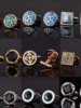 French Shirt Cufflinks, Men's Cuff Studs, Business French Buttons, Unisex High-End Gift Box Set