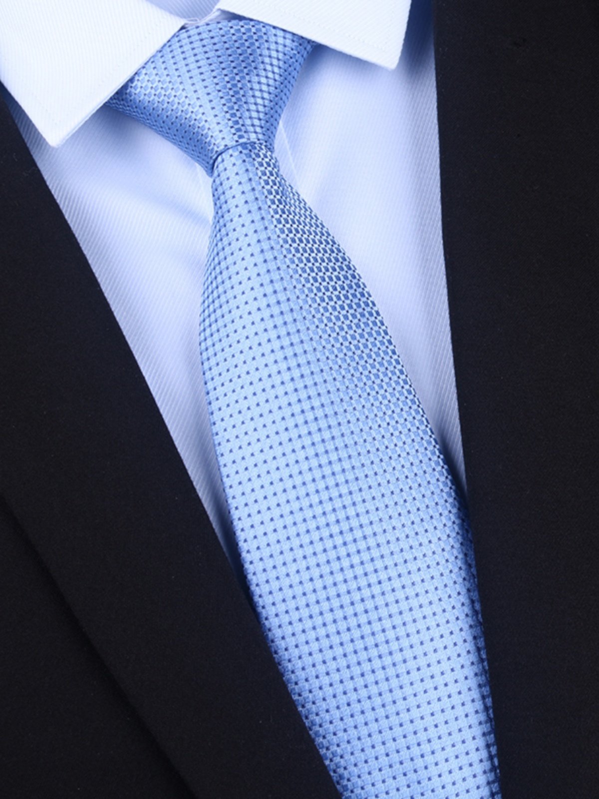 8cm Zipper Tie Silk Tie Mulberry Silk Men's Tie Business Formal Wear Suit Shirt Tie Wedding