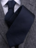 Silk Mulberry Silk Dark Blue Polka Dot Tie Men's Business Formal Wear 8cm Korean Style Tie Wedding Groom