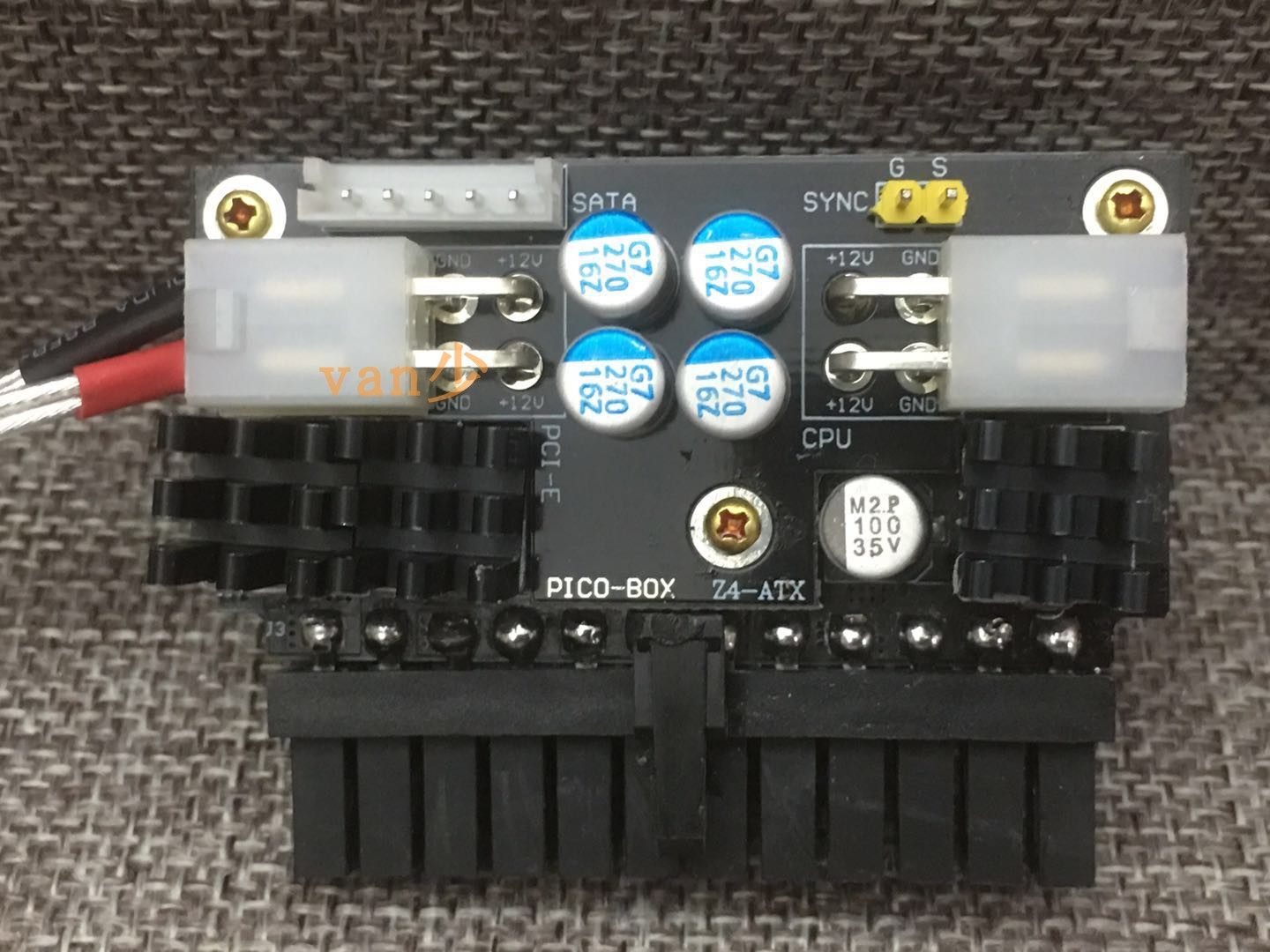 New version Z4-ATX-200 PICO-BOX high power in-line DC-ATX power module ITX 24PIN