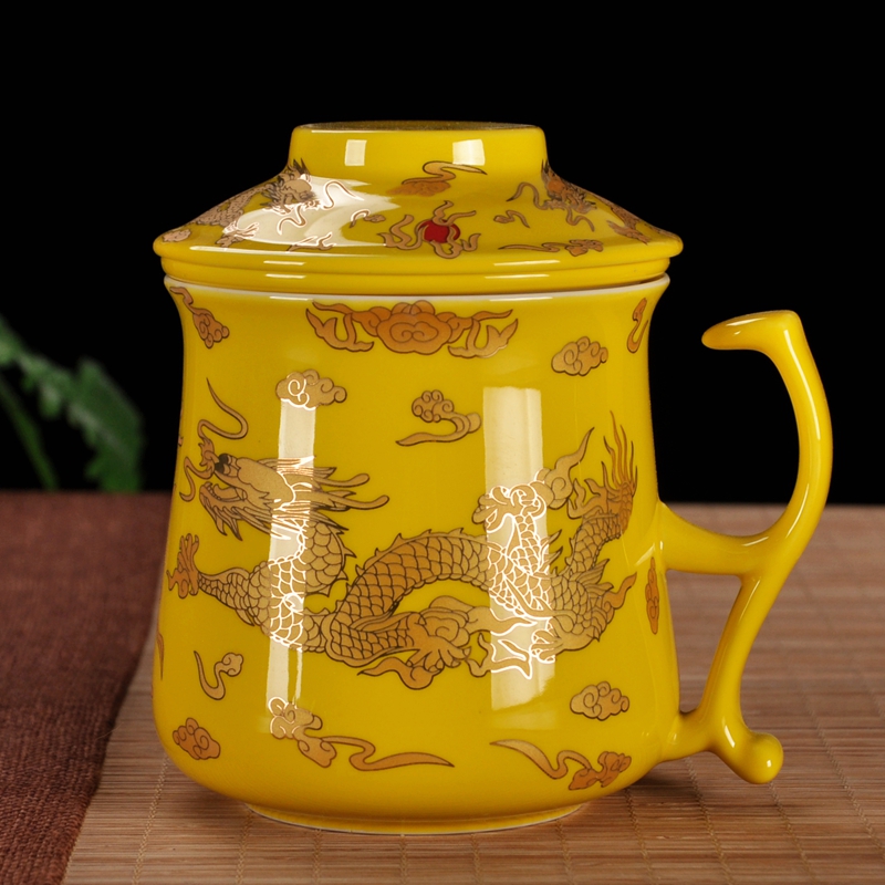 Belt Filter Tea Water Separation Ceramic Large Office Tea Maker Cup Home Delivery Gift Business Gift Custom LOGO-Taobao