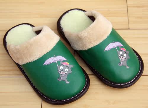 Pantoufles enfants en cuir synthétique pour hiver - semelle tendon - Ref 1026392 Image 7