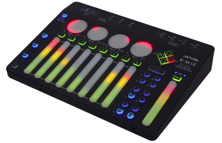 Keith McMillen K-Mix remix table 8 in 10 out of USB audio interface MIDI program design digital tuning