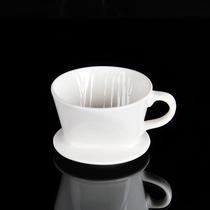 Single Pint Coffee Filter Paper Suit 101 Hand Punch Ceramic Coffee Maker Hand Punch Filter Cup Free of cooking coffee powder filter Cup