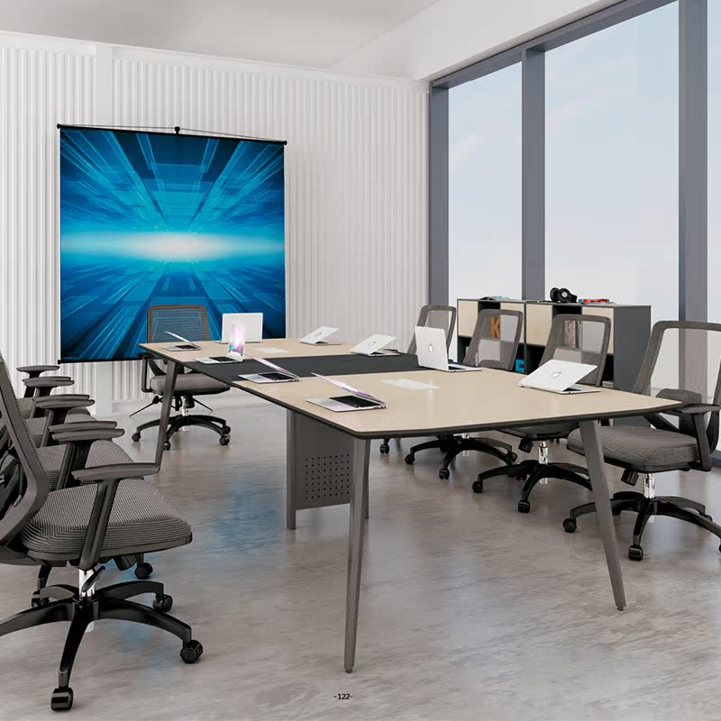 Fashion conference table desk designer creative office long table simple modern negotiation table