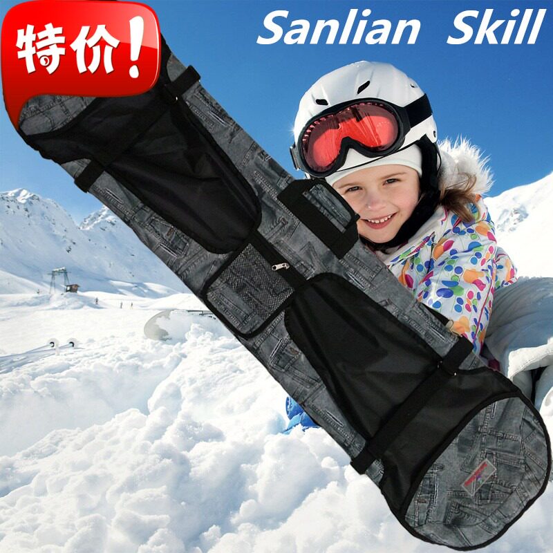 Special Price Fashion Denim Veneer Board Set Water Dumplings Snowboard Covered Snowboard Anti-Veneer Protective Sleeve Direct
