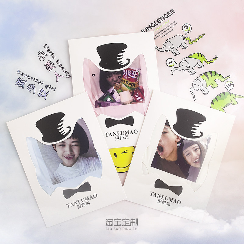 Come and customize high-definition lovers' men and women transfer anti-derailment underwear portrait creative diy birthday Valentine's Day gift