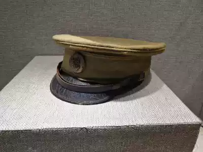 Nostalgic old military hat collection Warlord Secession period big cover nut Original hat Original emblem Old fidelity