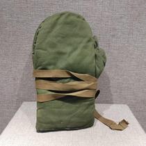 Red collection of old items from the 1960s authentic 1962 army green gloves for troop training