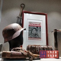 Red collection of old objects from the Anti-Japanese War period National Army M35 shell pill bag empty hammer props brochure original