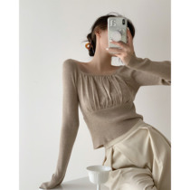  (8 25 00: 00 New and new products 95% off)Rice coffee black and white gentle waist slim sweater