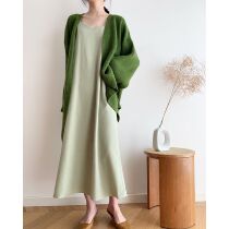 ICTS for fantasy and extension of a whisker dull autumn and winter the savior of die chuan loose green dress