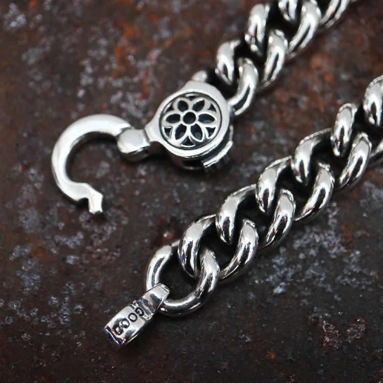 铁头的店 Fashionable silver bracelet, 925 sample silver, silver 925 sample