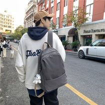 Junior high school boy high school student backpack college student computer mens backpack double shoulder bag travel campus trend