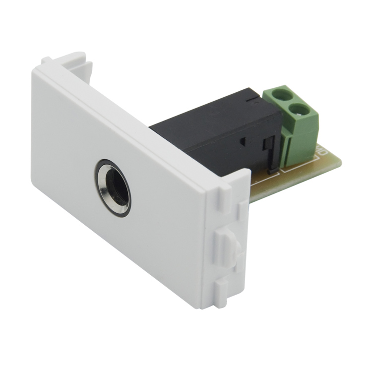 Welding-free 6 35 mono-channel dual-track microphone module