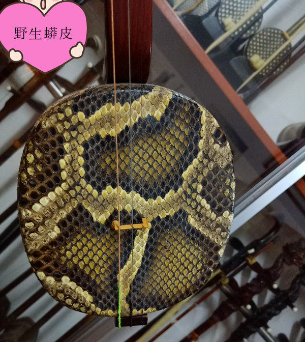 Sanxian Mahogany Sanxian Selected Burmese mahogany small three strings Jinghu three strings professionally played red three strings