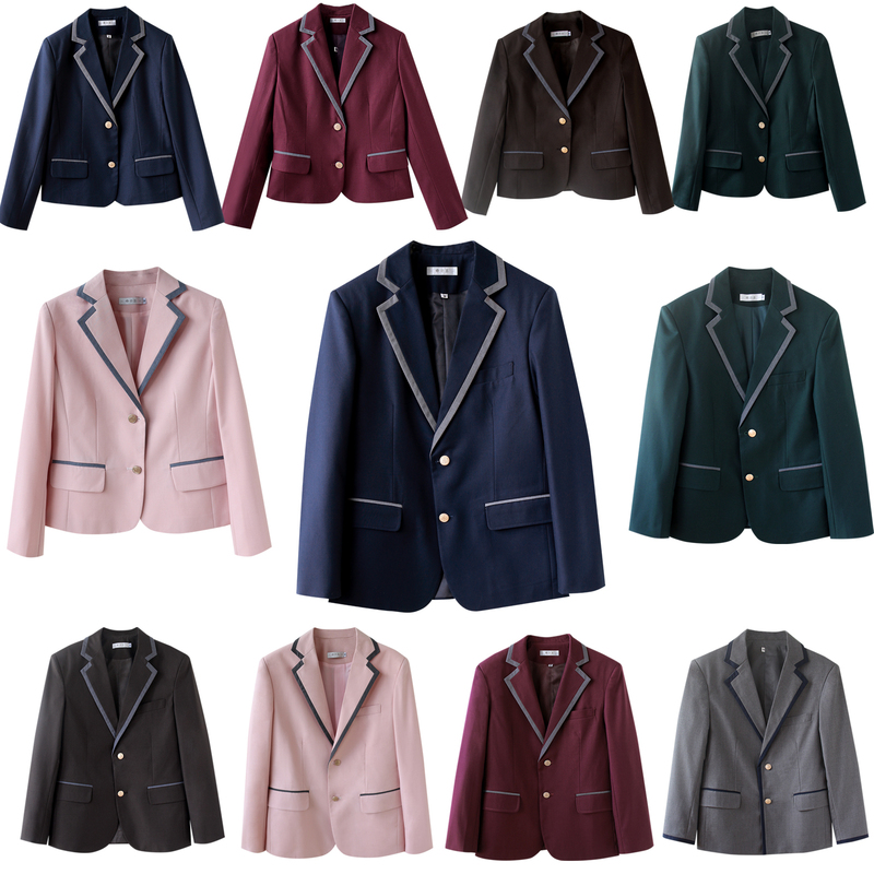 Fengcui Korean-Style Suit Id Photo Influencer Suit Student Outfit Couple Outfit British College Style Jk Uniform Jacket