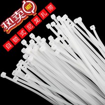 Nylon white self-locking 4*300mm white cable tie wire new plastic strap Nylon cable tie solid