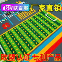 Opal suspension floor Chinese knot PLUS outdoor table tennis venue special non-slip pp plastic suspension mat