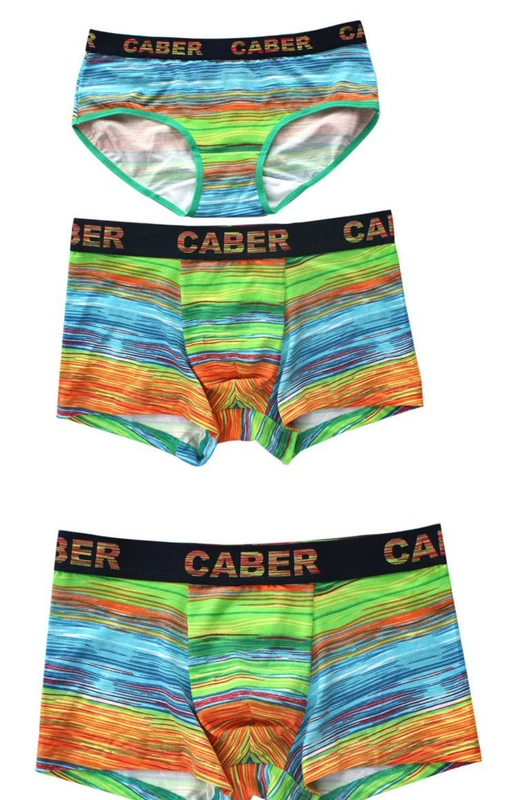 Caber Cabaret vài chiếc quần lót phương thức sọc quần lót nam boxer nữ tam giác 3872 5872 sịp đôi dễ thương