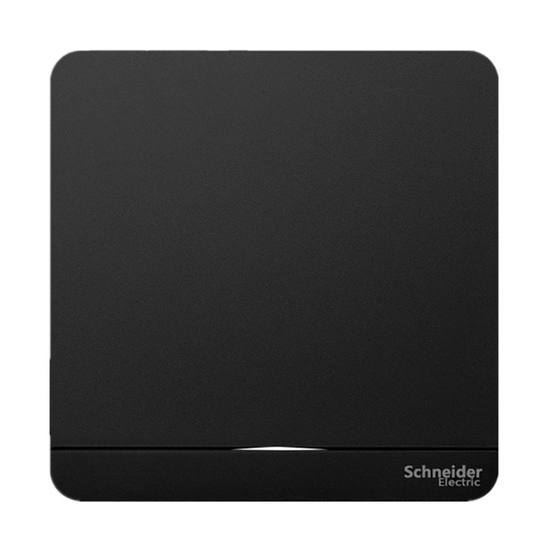 Schneider Fashion Deep Ash with LED indication switch open two-open three-open single-control double-cut switch