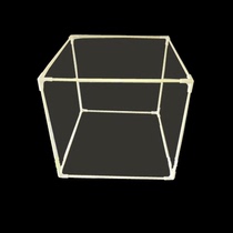 Custom food delivery box support frame Takeaway box bracket three-way joint accessories insulation bag fixed support rod