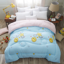 Washed cotton winter quilt pure cotton printing thickened warm quilt core quilting machine-washed single double student dormitory spring and autumn quilt