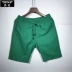 Benye Mùa hè Nam giới Quần short Pyjama Quần 5 điểm Quần thể thao Quần ở nhà Cotton tinh khiết Đơn giản Quần ở nhà TB049 - Quần tây